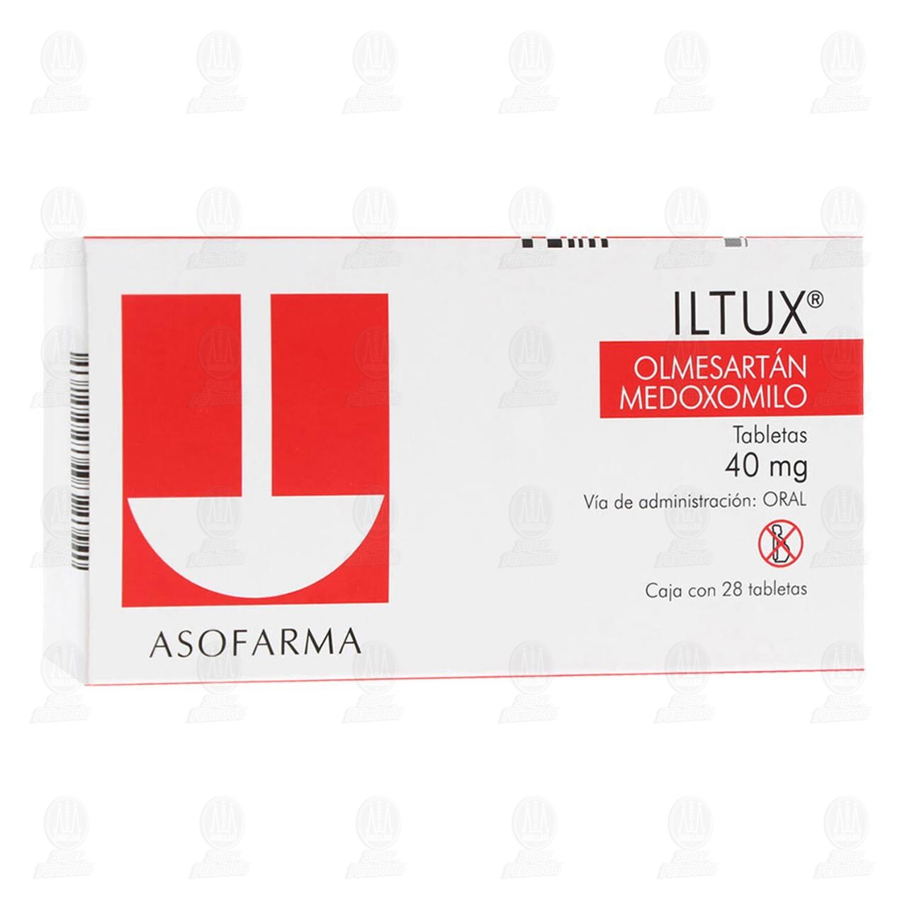 Iltux 40 mg, 28 Tabletas.
