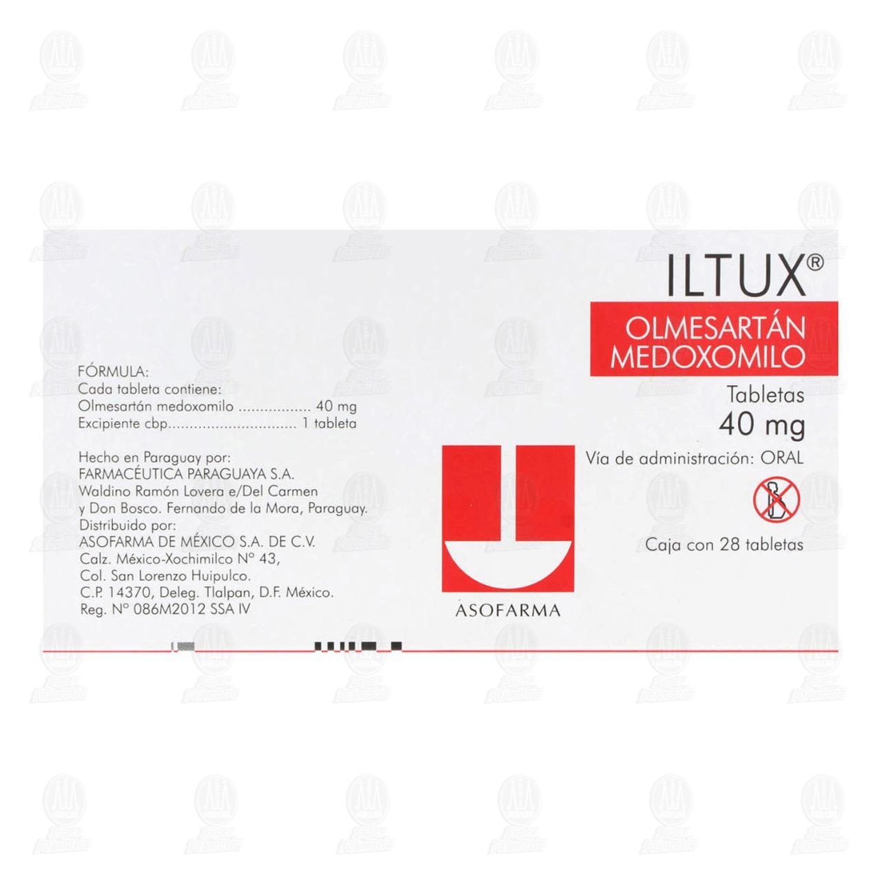 Iltux 40 mg, 28 Tabletas. image number 2