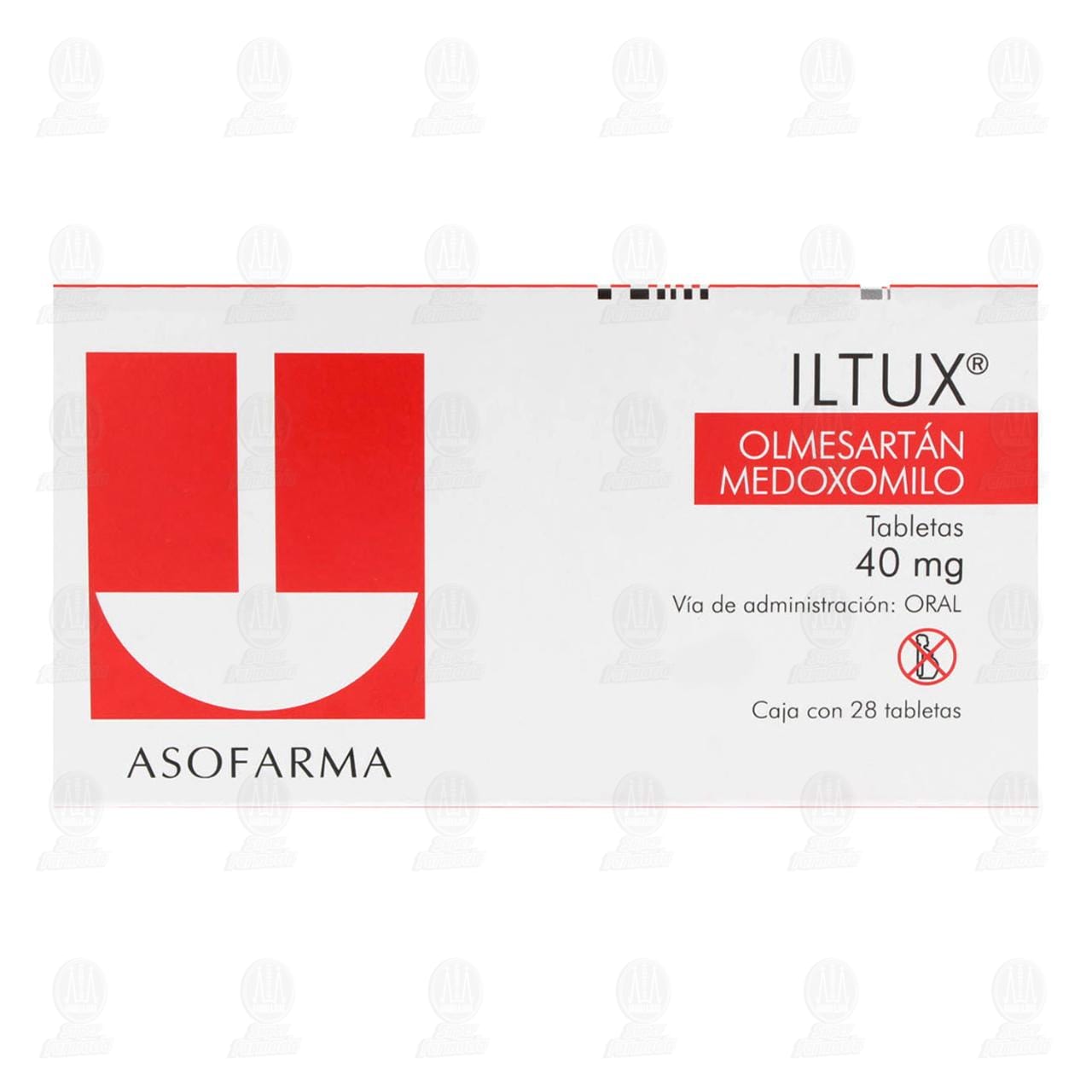 Iltux 40 mg, 28 Tabletas. image number 1