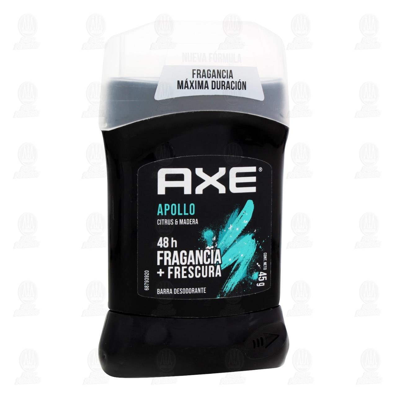 Imagen para Desodorante Axe Apollo 48H en Barra, 45 gr.