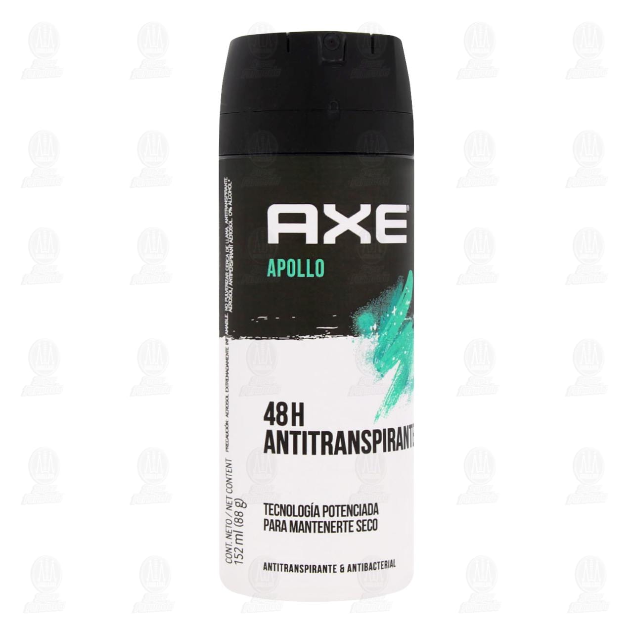 Antitranspirante Axe Apollo 48H en Aerosol, 152 ml.