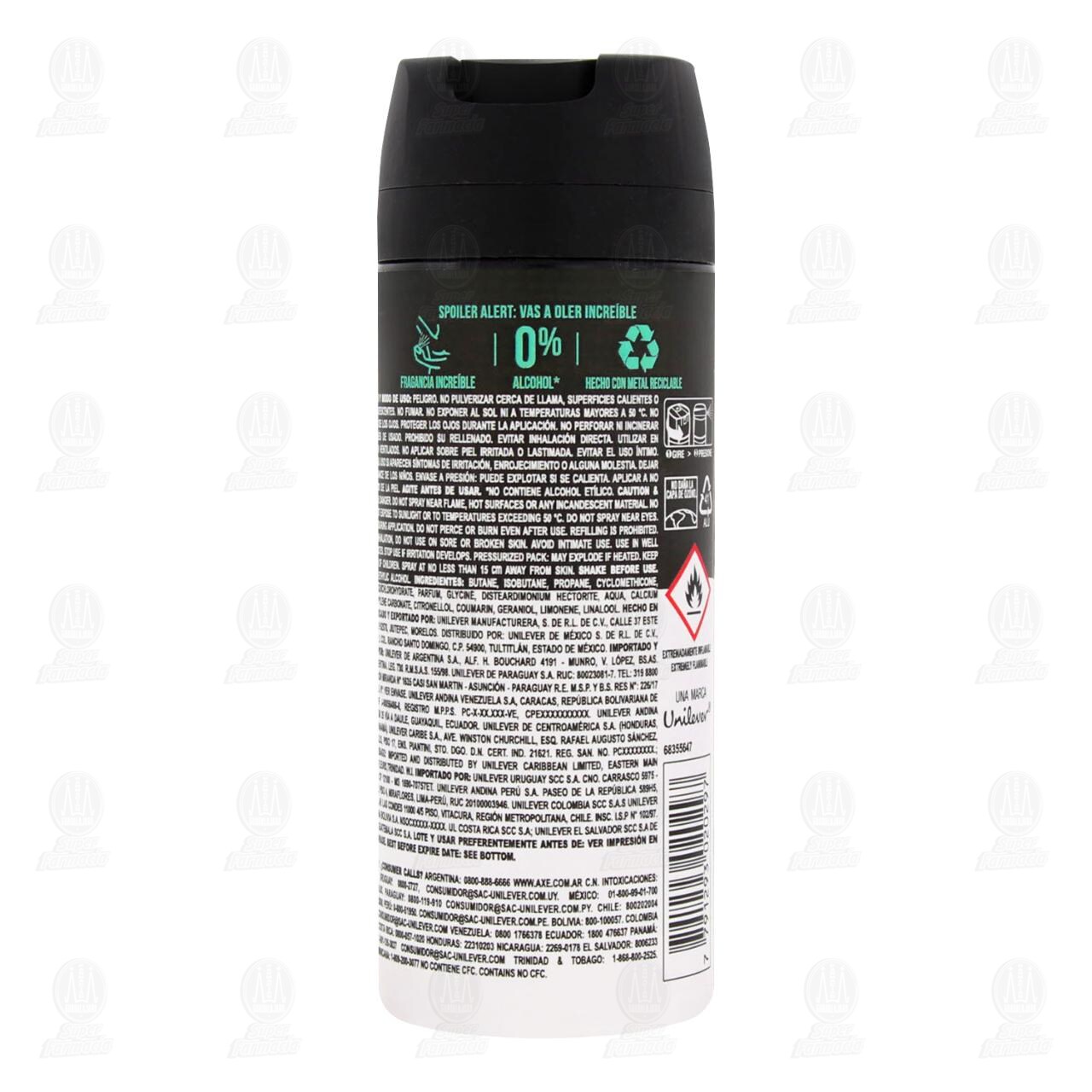 Antitranspirante Axe Apollo 48H en Aerosol, 152 ml. image number 2