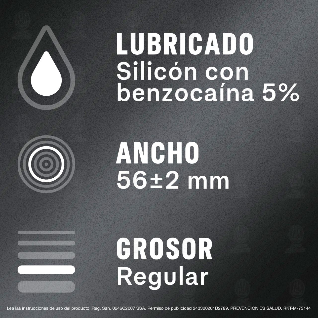 Sico Durex Play Retardante, 3 Condones de L&aacute;tex. image number 2