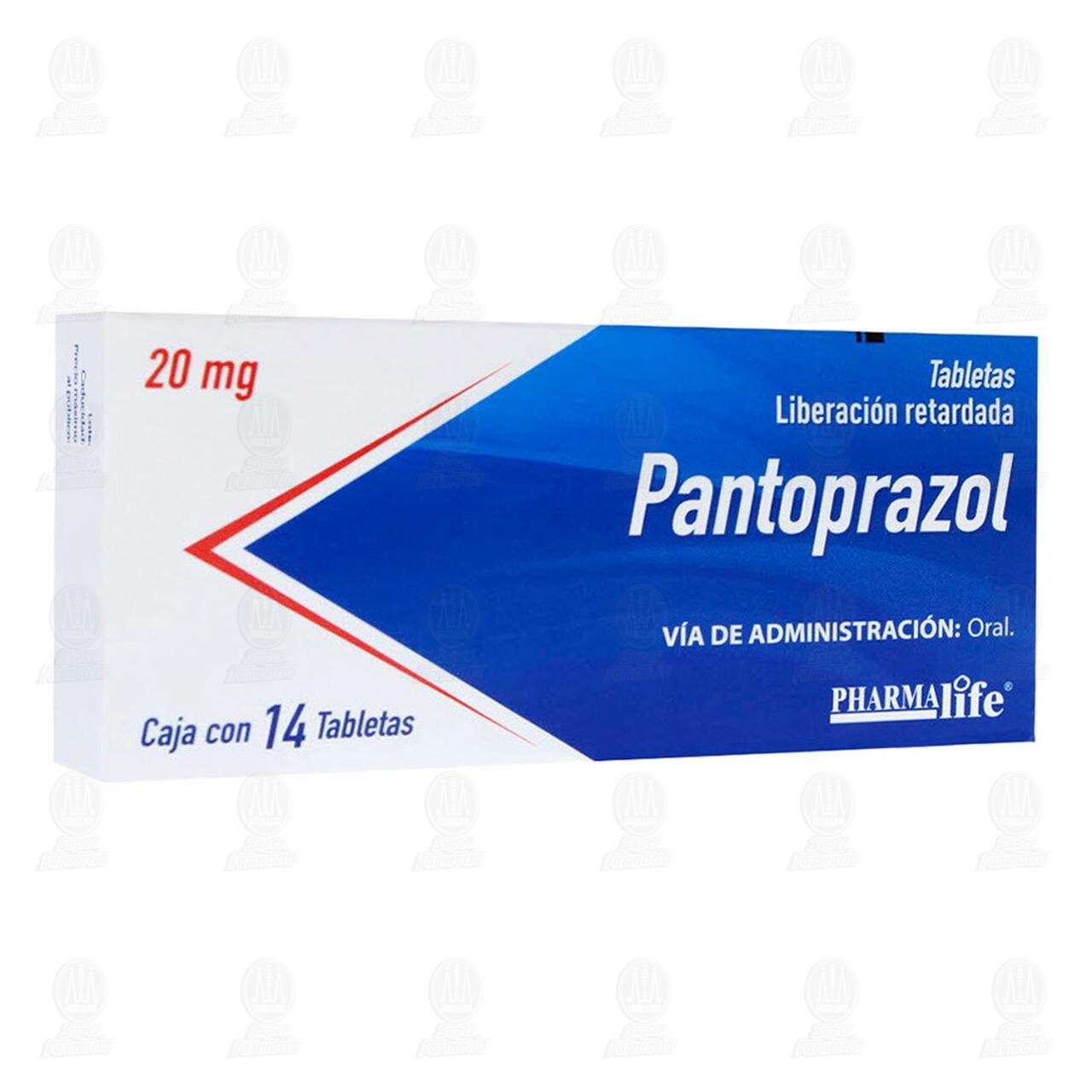Pantoprazol 20 mg, 14 Tabletas Pharmalife. de PHARMALIFE | Farmacias ...