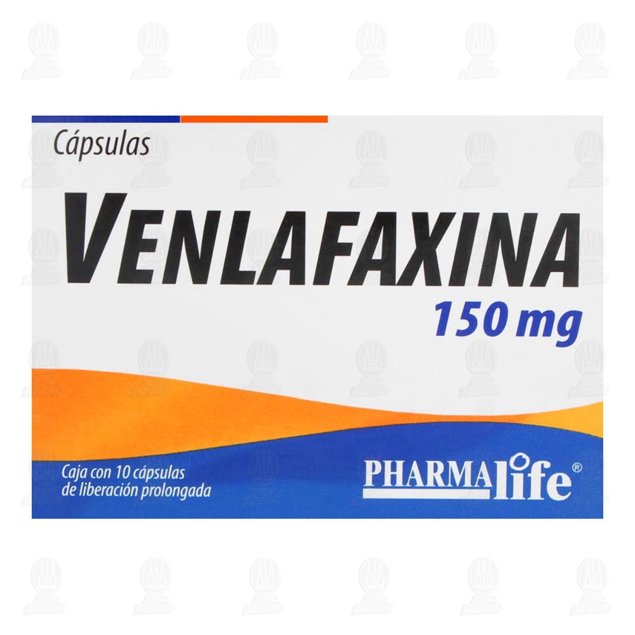 Venlafaxina 150 mg, 10 Cápsulas Pharmalife. image number 1