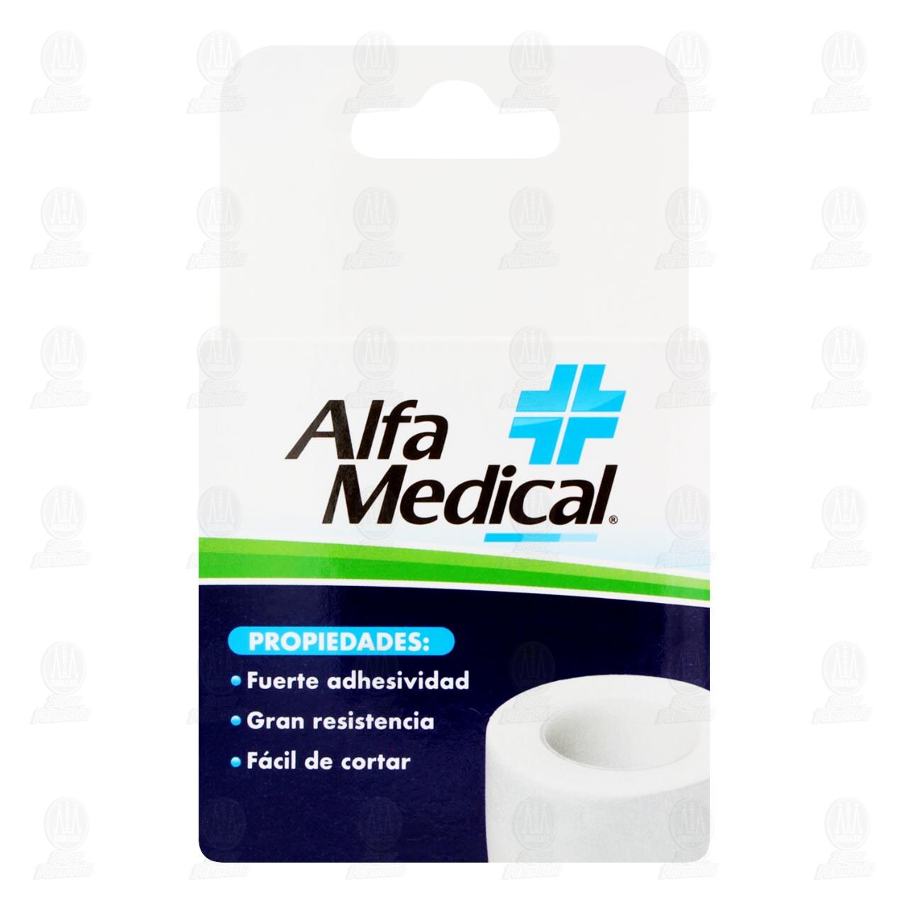 Tela Adhesiva Alfa Medical Color Blanco 2.5cm X 5cm, 1 pz. image number 2
