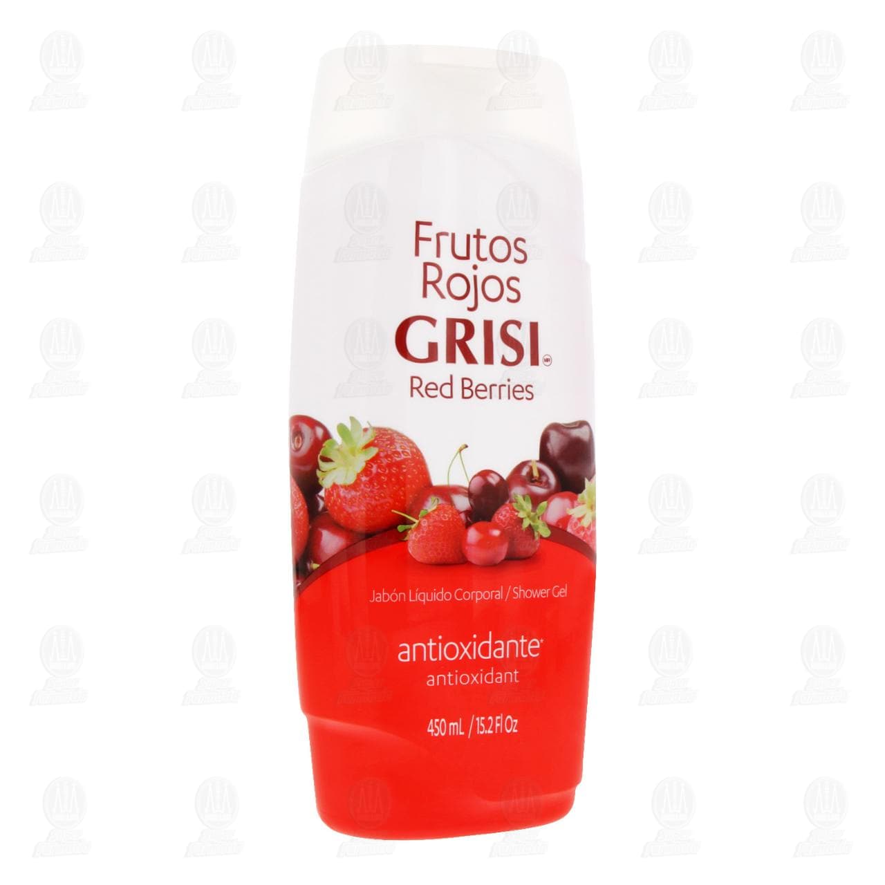 Jab&oacute;n L&iacute;quido Corporal Grisi Frutos Rojos Antioxidante, 450 ml. image number 0