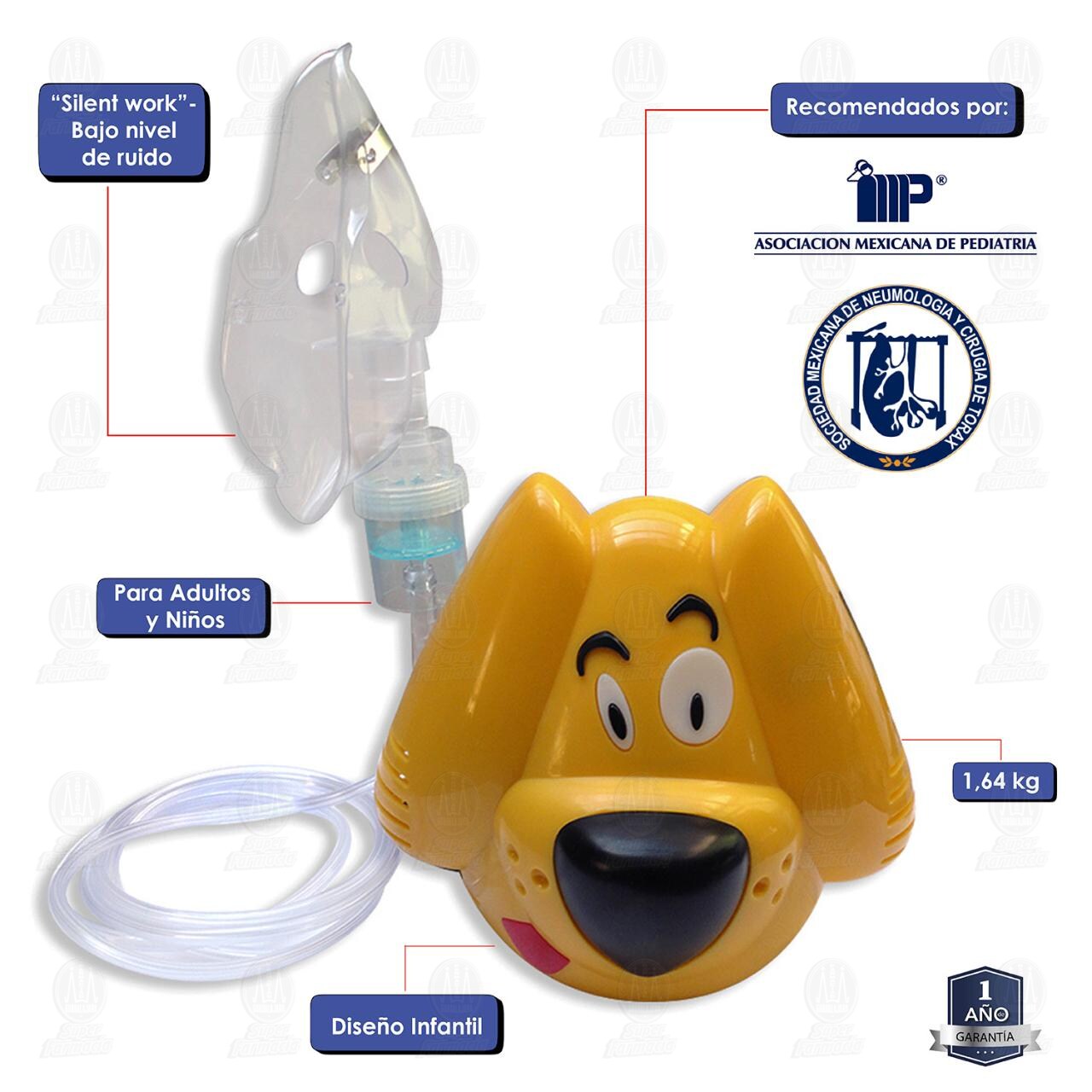 Nebulizador de Compresor Nebucor, 1 pz. image number 3