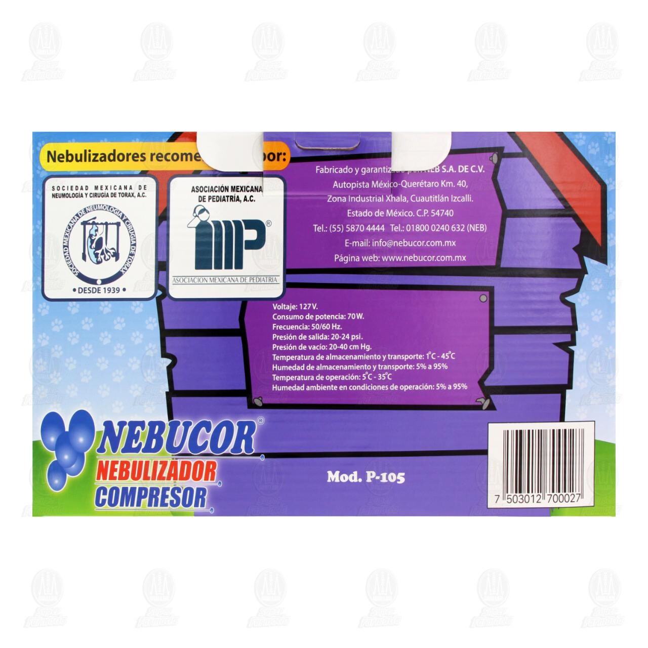 Nebulizador de Compresor Nebucor, 1 pz. image number 2