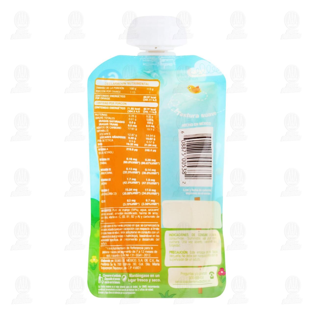 Papilla Heinz de Mango, a Partir de los 6 Meses, 113 gr. image number 1