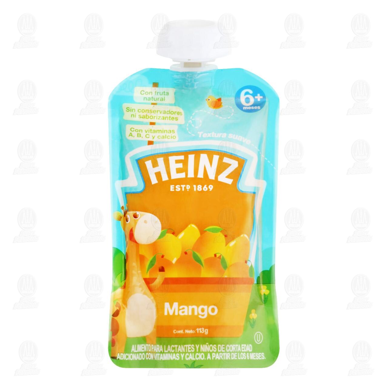 Papilla Heinz de Mango, a Partir de los 6 Meses, 113 gr. image number 0