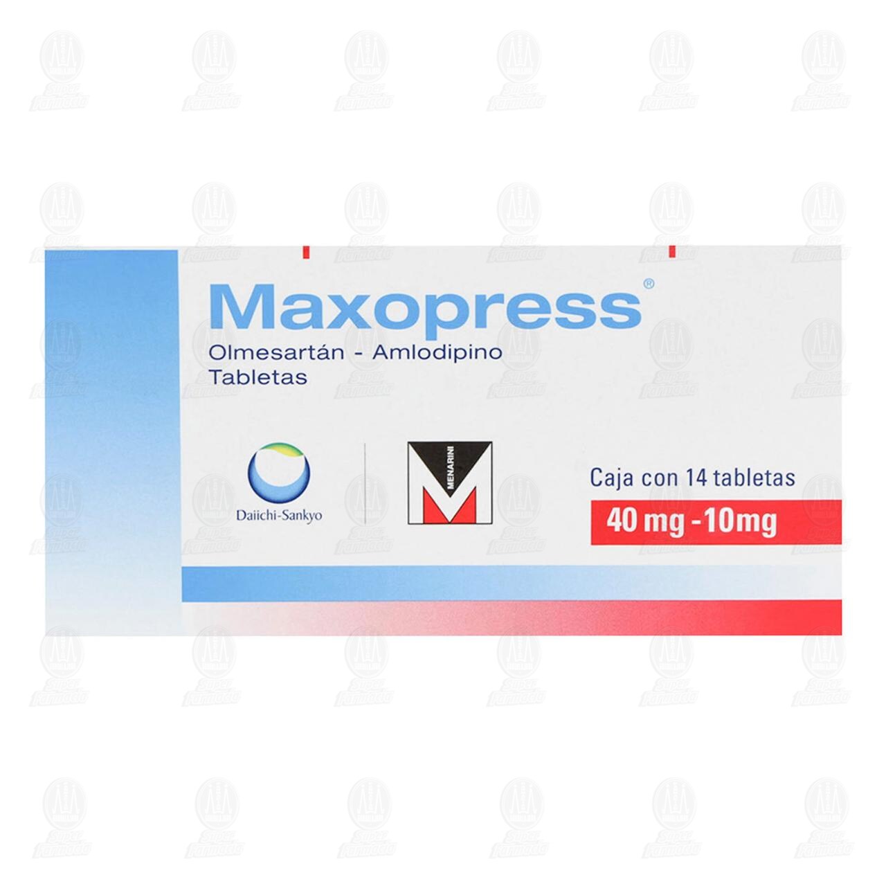 Maxopress 40mg/10mg, 14 Tabletas. image number 2