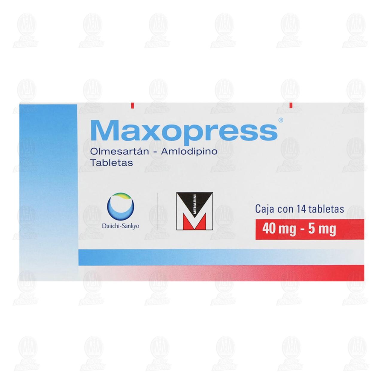 Maxopress 40mg/5mg, 14 Tabletas. image number 2