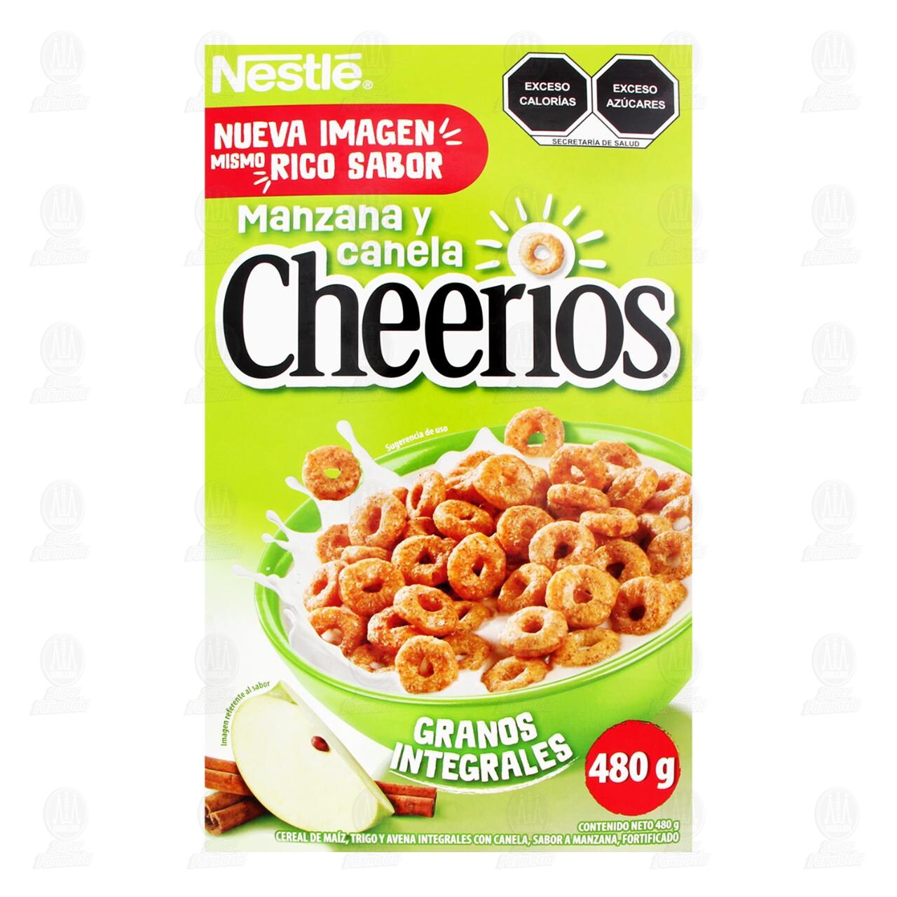 Cereal Nestl&eacute; Cheerios Manzana y Canela, 480 gr. image number 1
