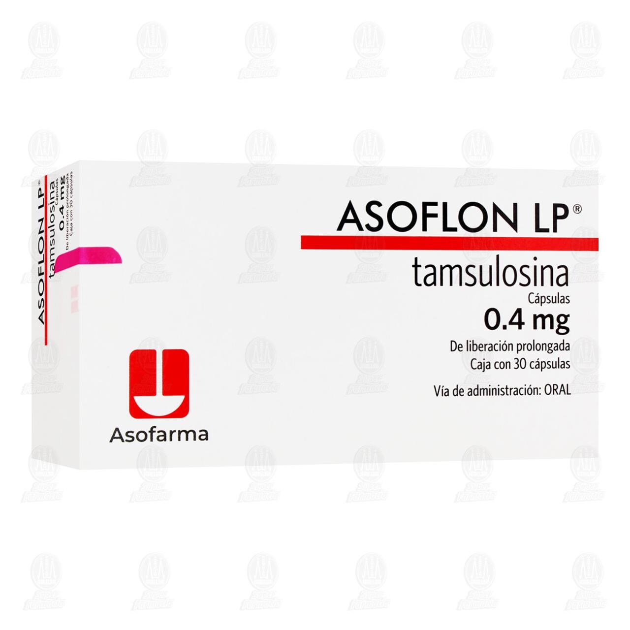 Asoflon LP 0.4 mg, 30 Cápsulas. image number 0