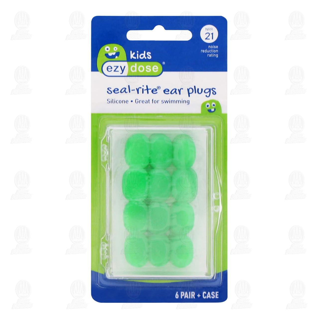 Tapones de Oído de Silicón para Niños, 6 Pares.