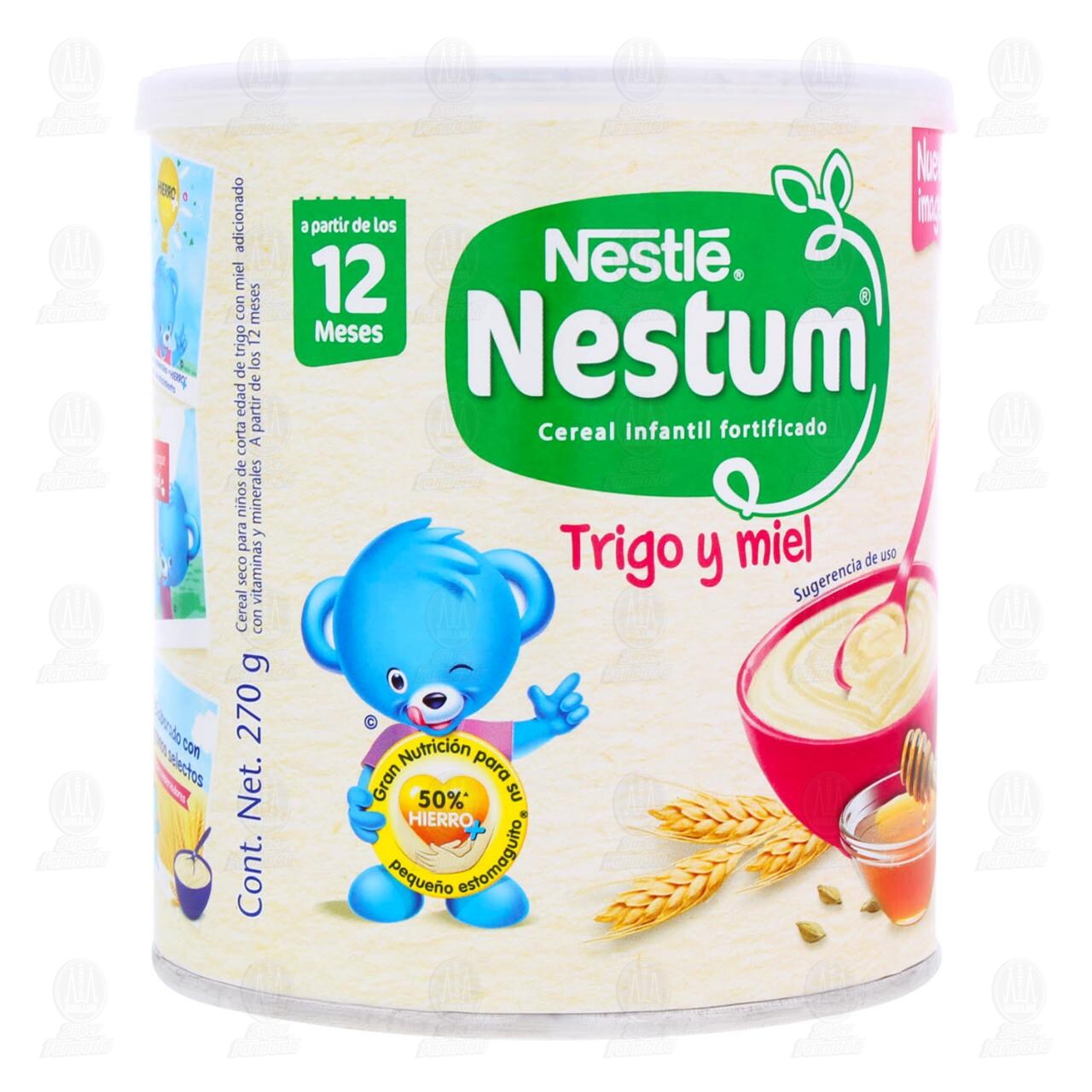 Cereal Infantil Nestum Etapa 4 Trigo con Miel, 270 gr. image number 0