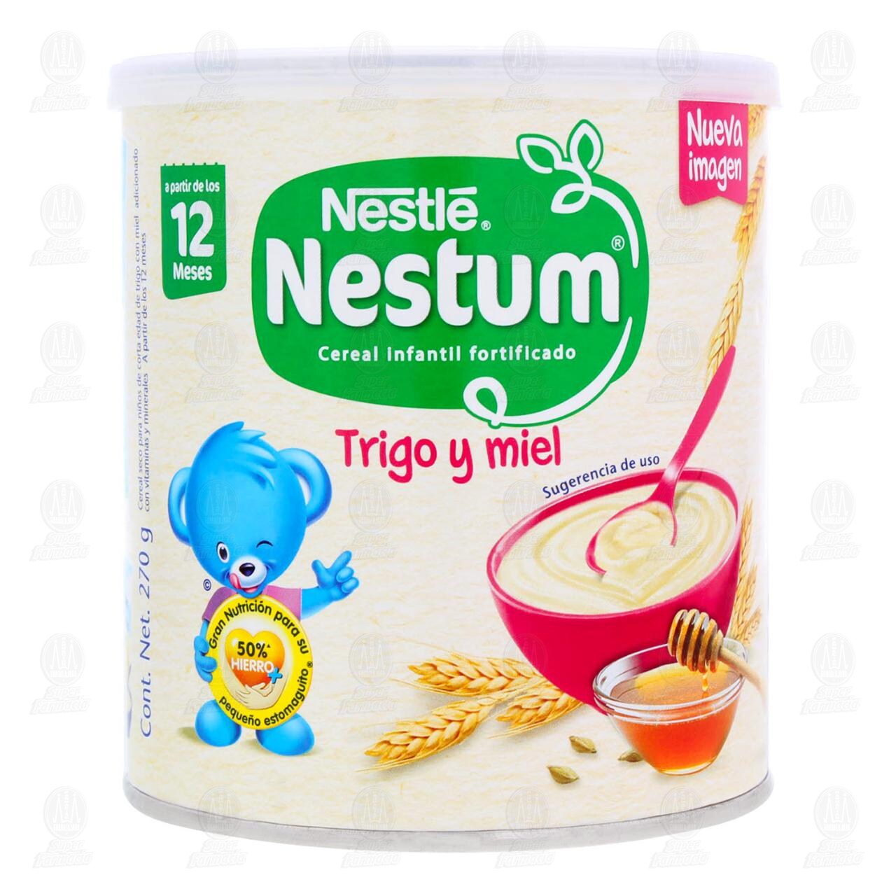 Cereal Infantil Nestum Etapa 4 Trigo con Miel, 270 gr. image number 1