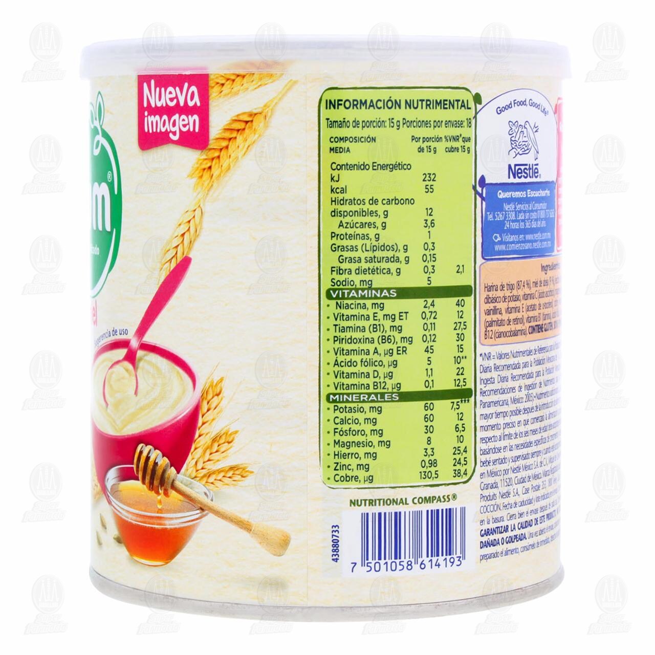 Cereal Infantil Nestum Etapa 4 Trigo con Miel, 270 gr. image number 2