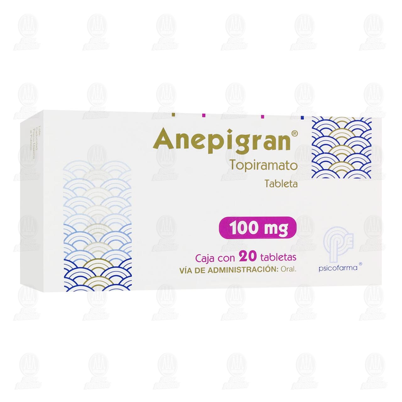Anepigran 100 mg, 20 Tabletas.
