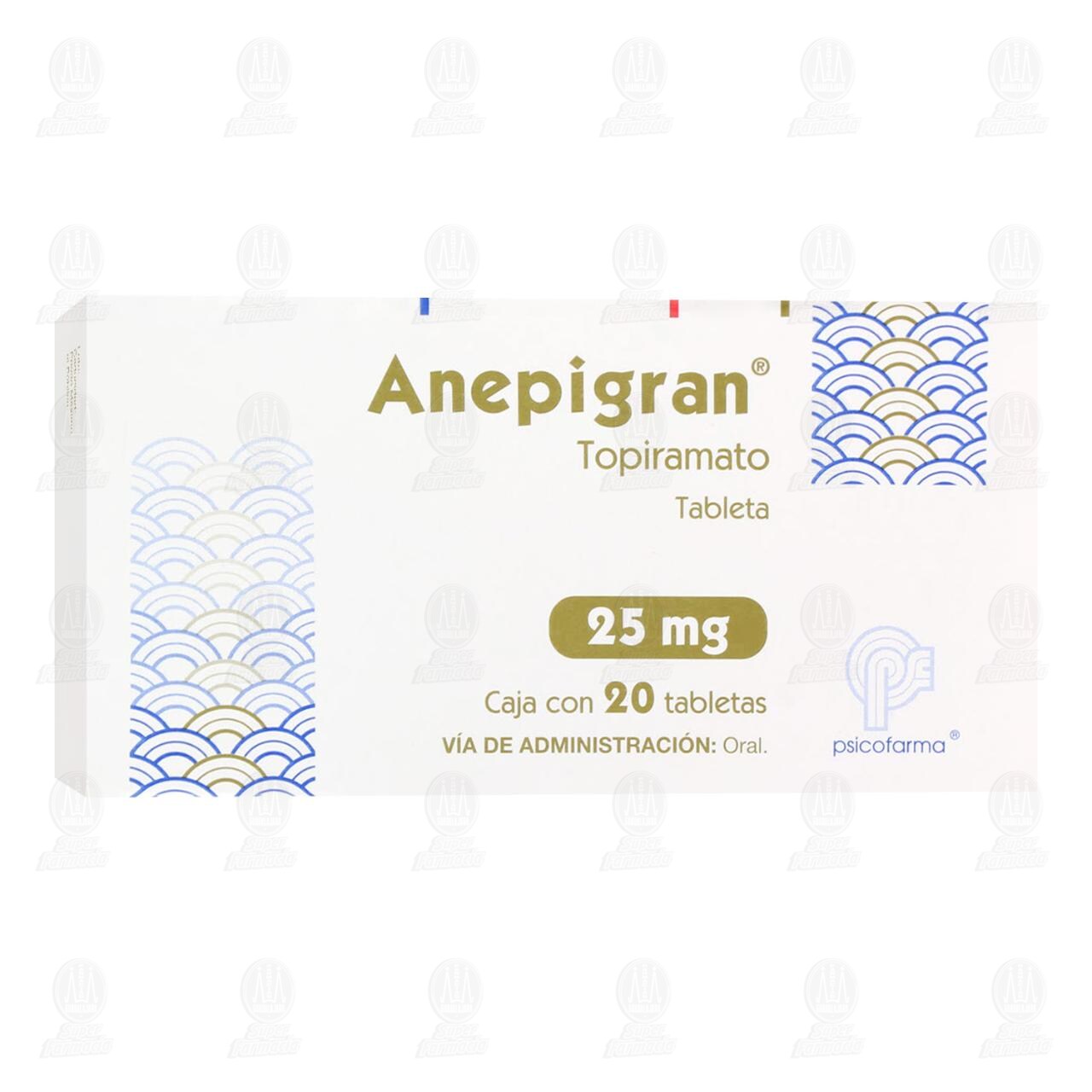 Anepigran 25 mg, 20 Tabletas.