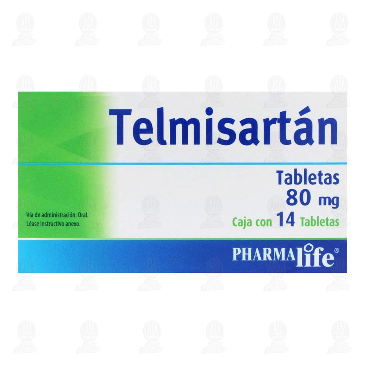 Telmisart&aacute;n 80 mg, 14 Tabletas Pharmalife. image number 1