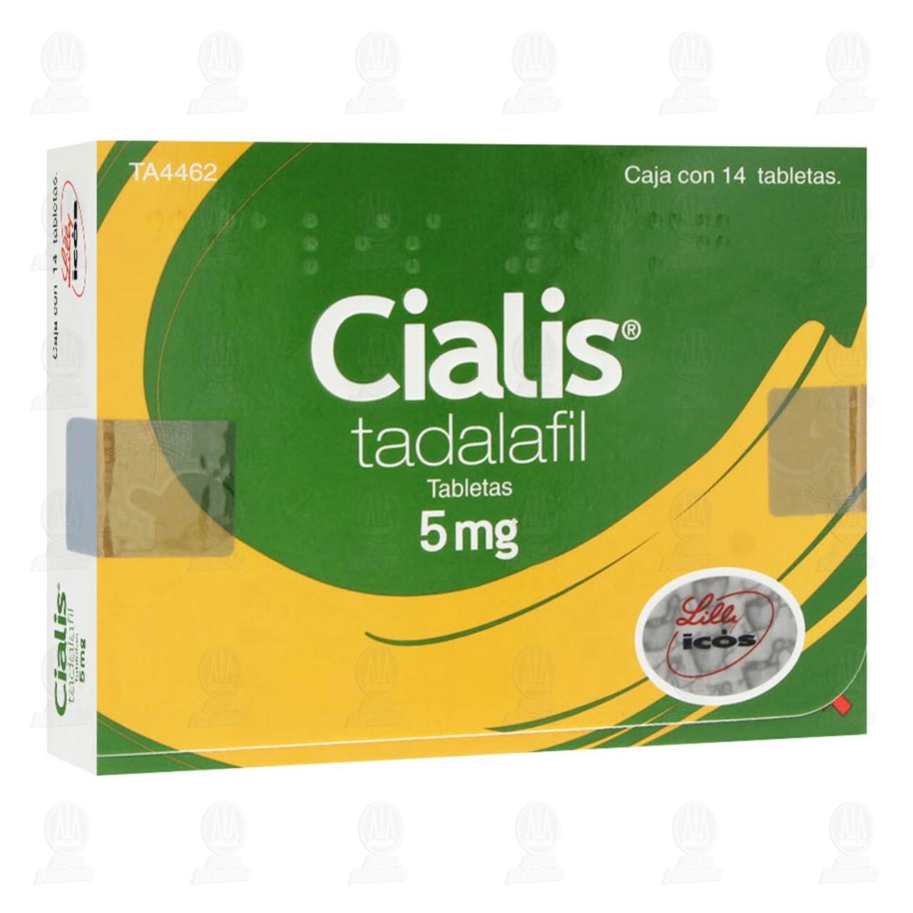 Cialis 5 mg, 14 Tabletas. image number 0