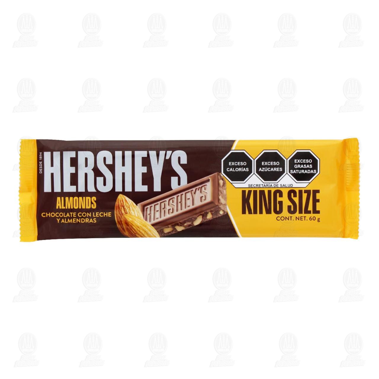 Chocolate Hershey's Almonds, 60 gr. image number 0