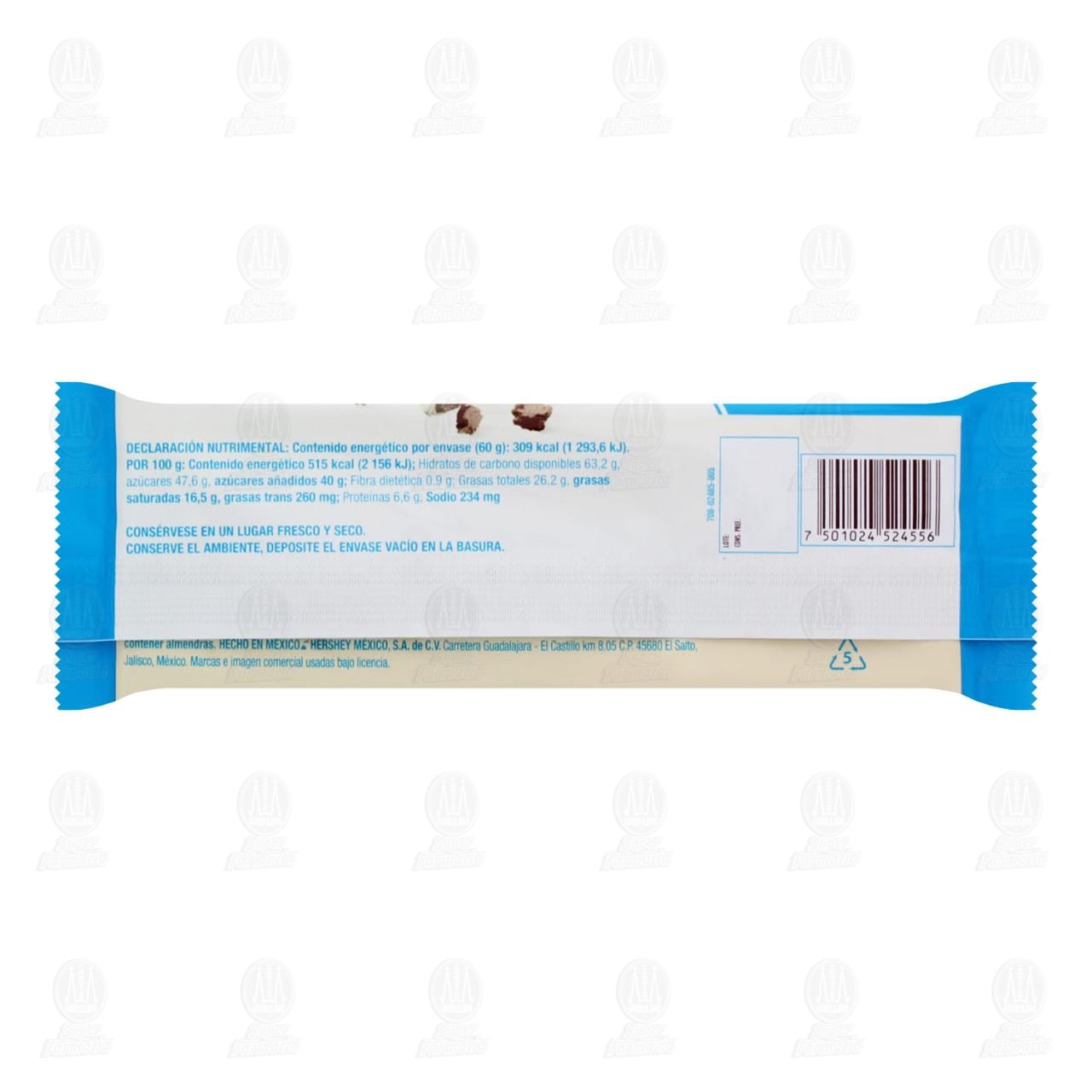 Chocolate Hershey's Cookies 'n' Creme, 60 gr. image number 1