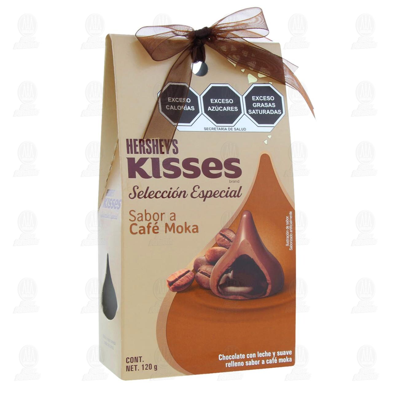 Chocolate Kisses de Hershey's Selecci&oacute;n Especial Caf&eacute; Moka, 120 gr.