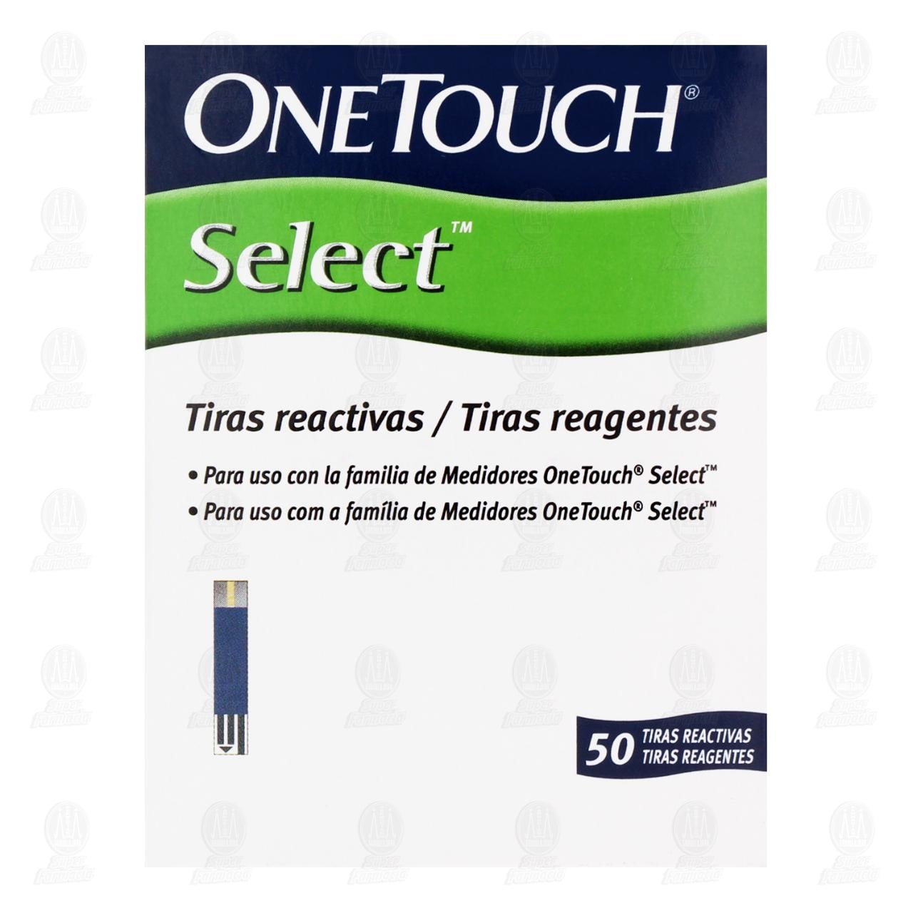 One Touch Select Tiras Reactivas, 50 pzas. image number 1
