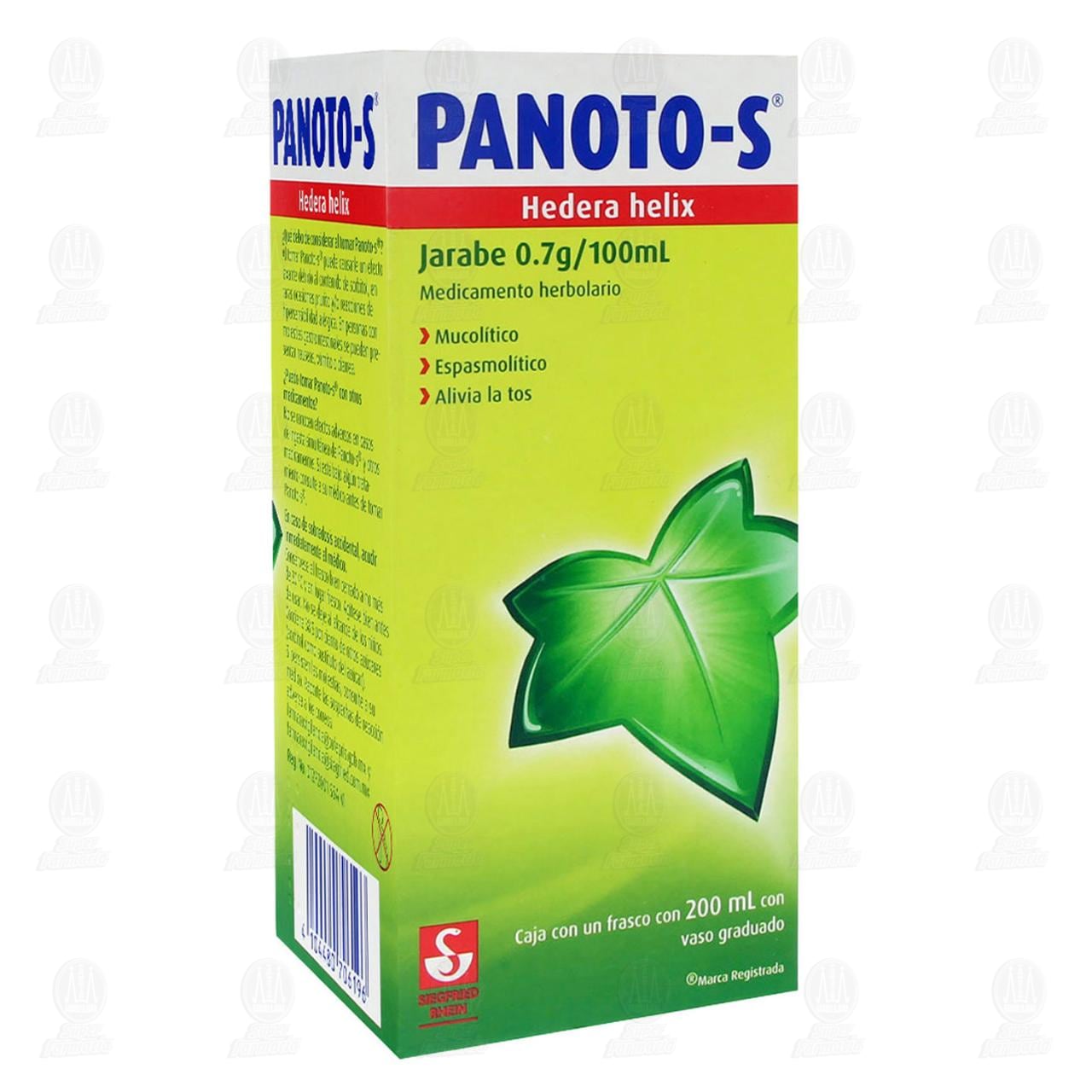 Panoto-S Jarabe 0.7gr/100ml, 200 ml.