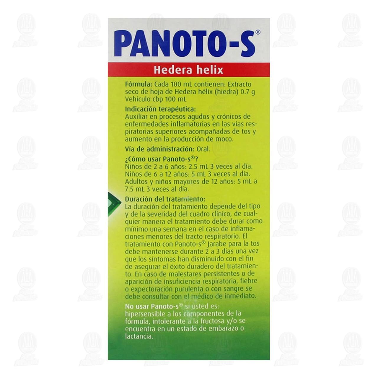 Panoto-S Jarabe 0.7gr/100ml, 200 ml. image number 2