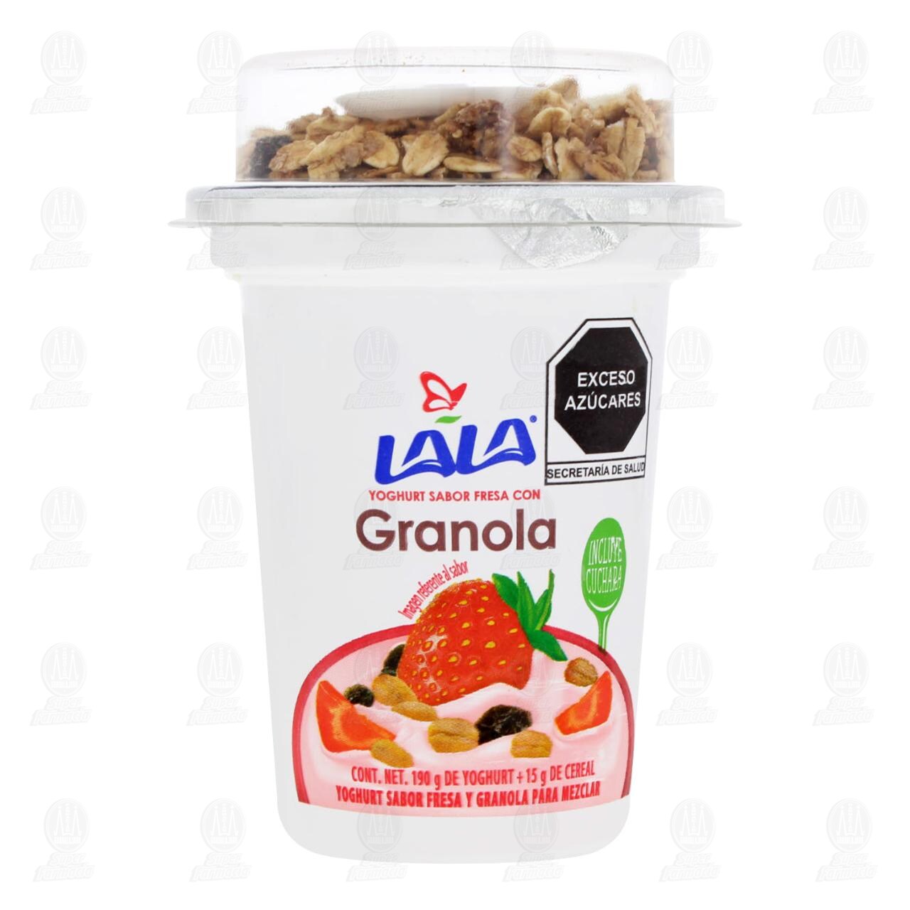 Yoghurt Lala Fresa + Granola, 205 gr. image number 1