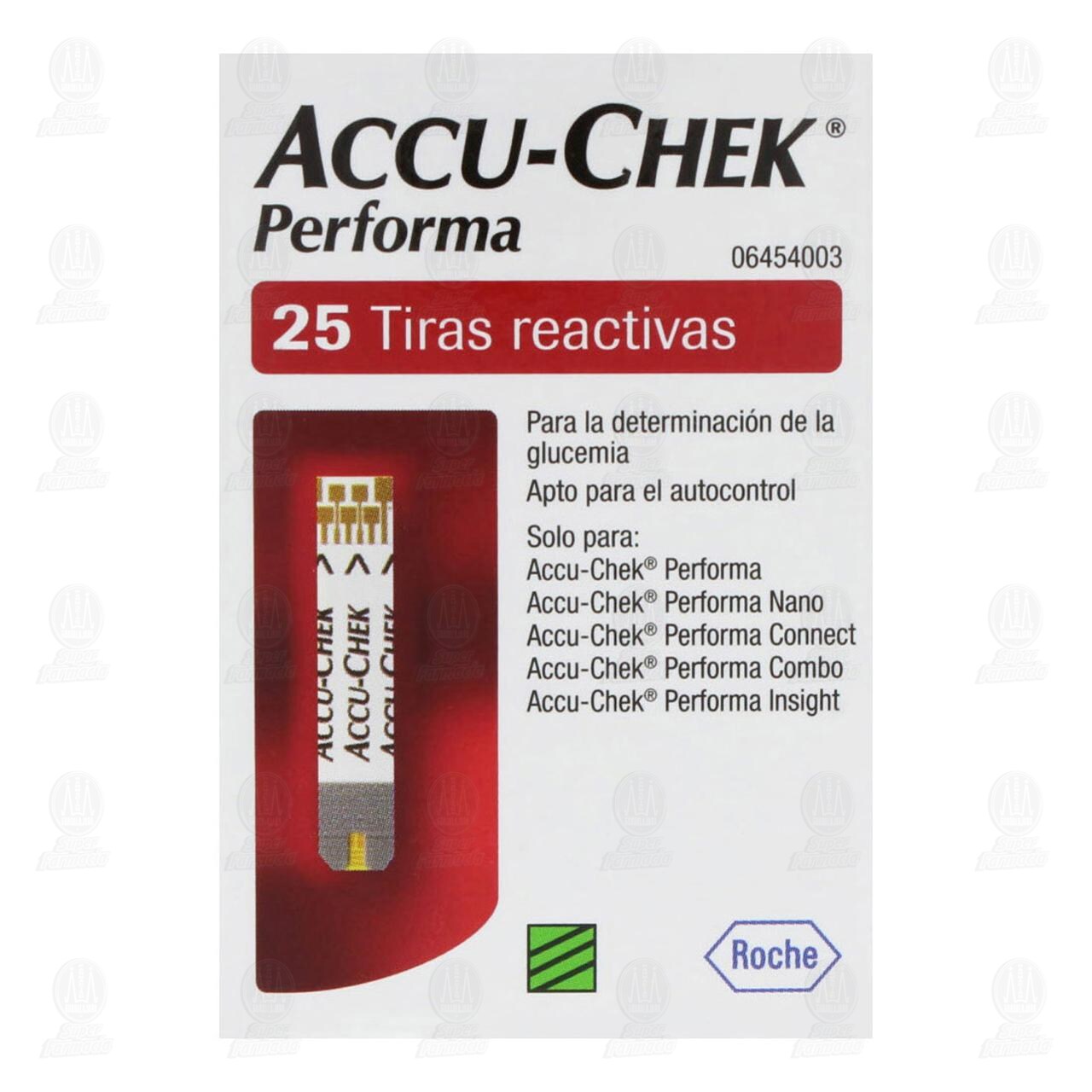 Accu-Chek Performa Tiras Reactivas para la Determinaci&oacute;n de la Glucemia, 25 pzas. image number 1
