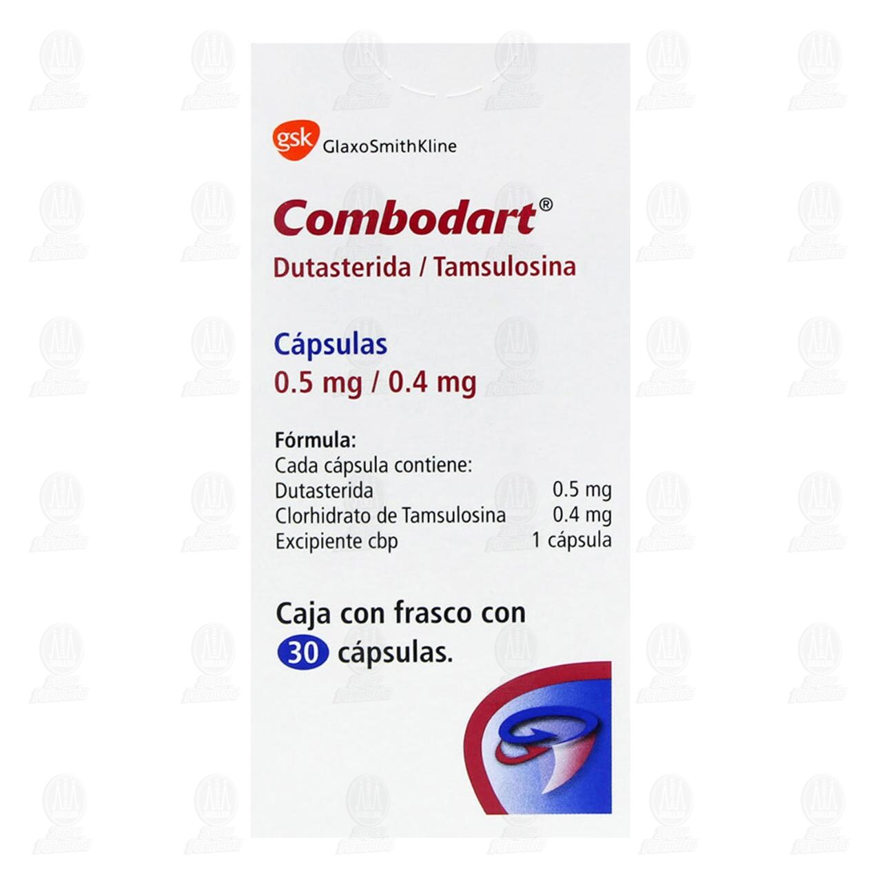 Combodart 0.5mg/0.4mg, 30 Cápsulas. image number 2