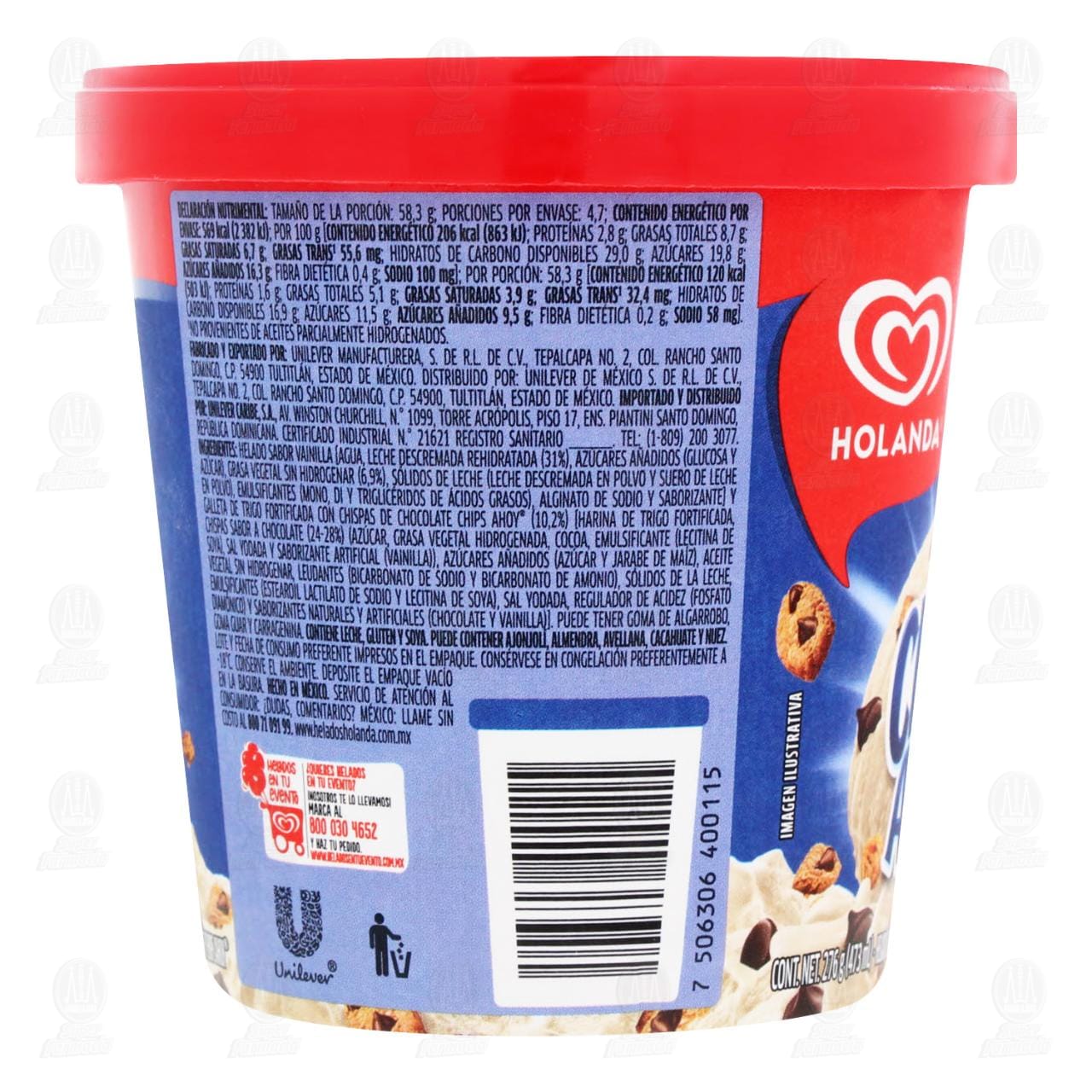 Helado Holanda Chips Ahoy!, 473 ml. image number 2