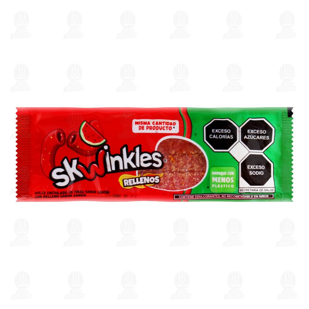 Dulce Enchilado Skwinkles Rellenos Sabor Sand&iacute;a, 26 gr. image number 0