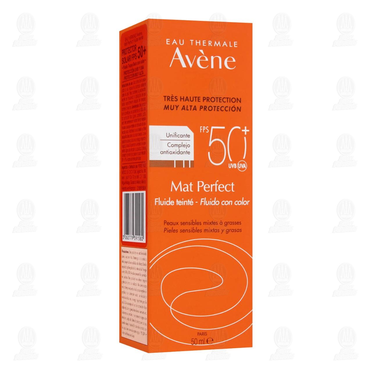 Avène Mat Perfect Fluido FPS 50+ Con Color, 50 ml.