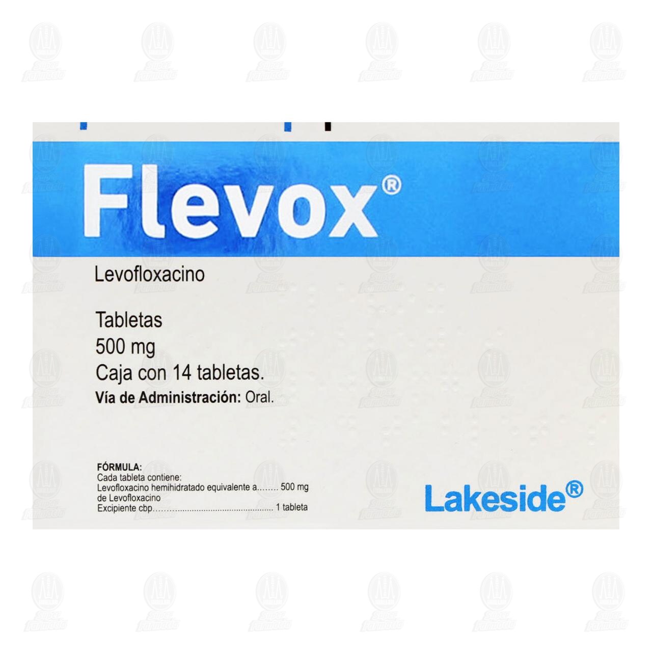 Flevox 500 mg, 14 Tabletas. image number 2