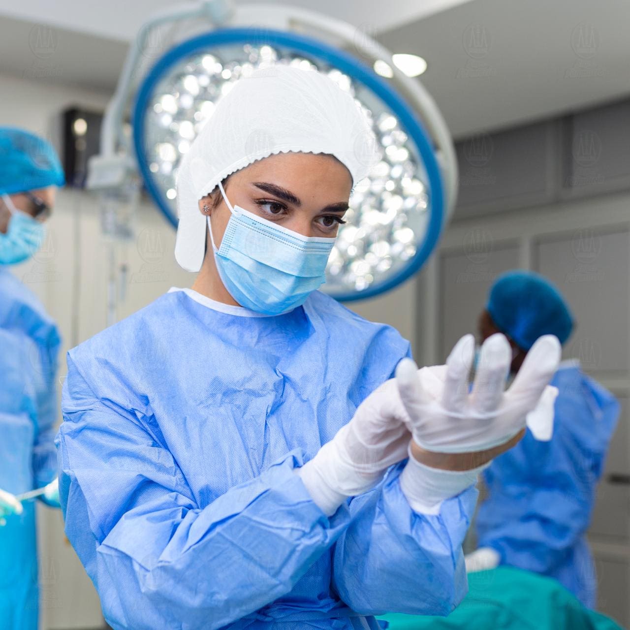 Cofias Cohmedic Desechable Color Blanco, 10 pzas. image number 2