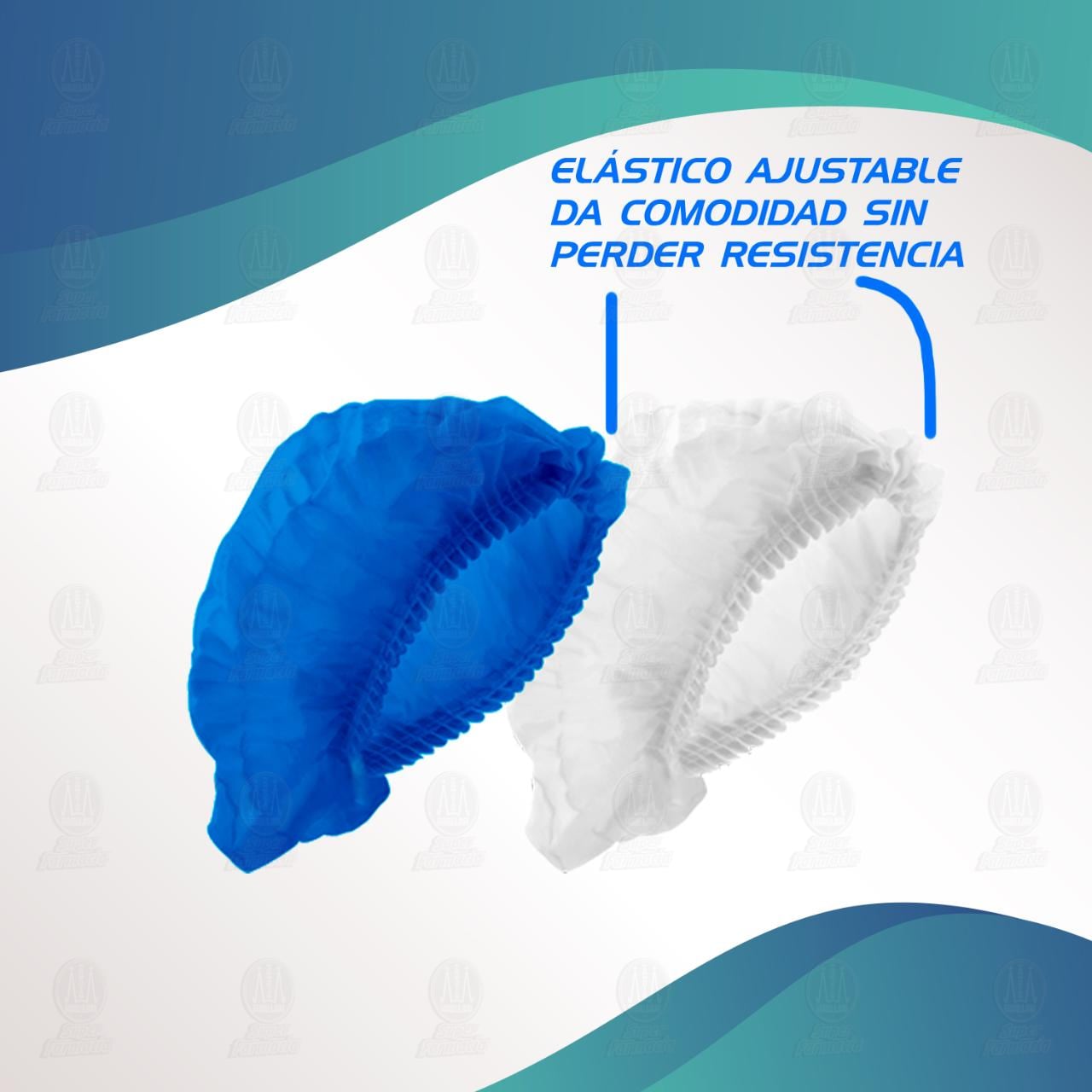 Cofias Cohmedic Desechables Color Azul, 10 pzas. image number 2