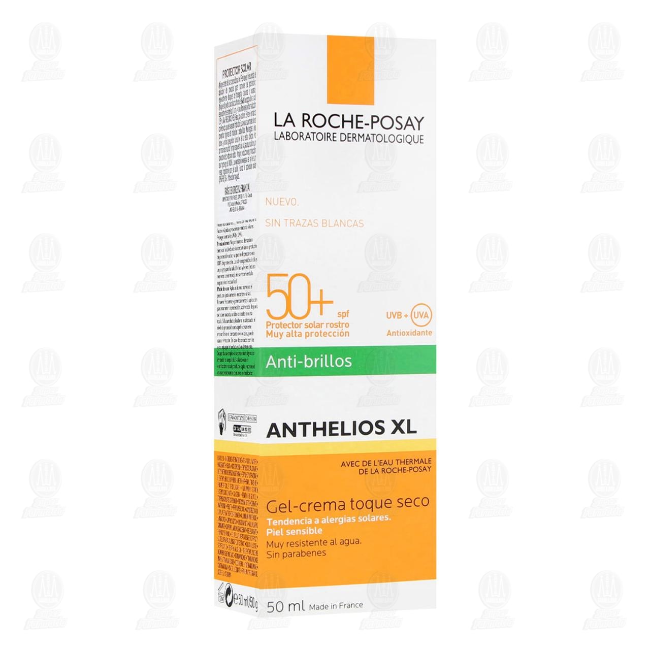 La Roche Posay Protector Solar Anthelios XL Toque Seco FPS 50+, 50 ml.