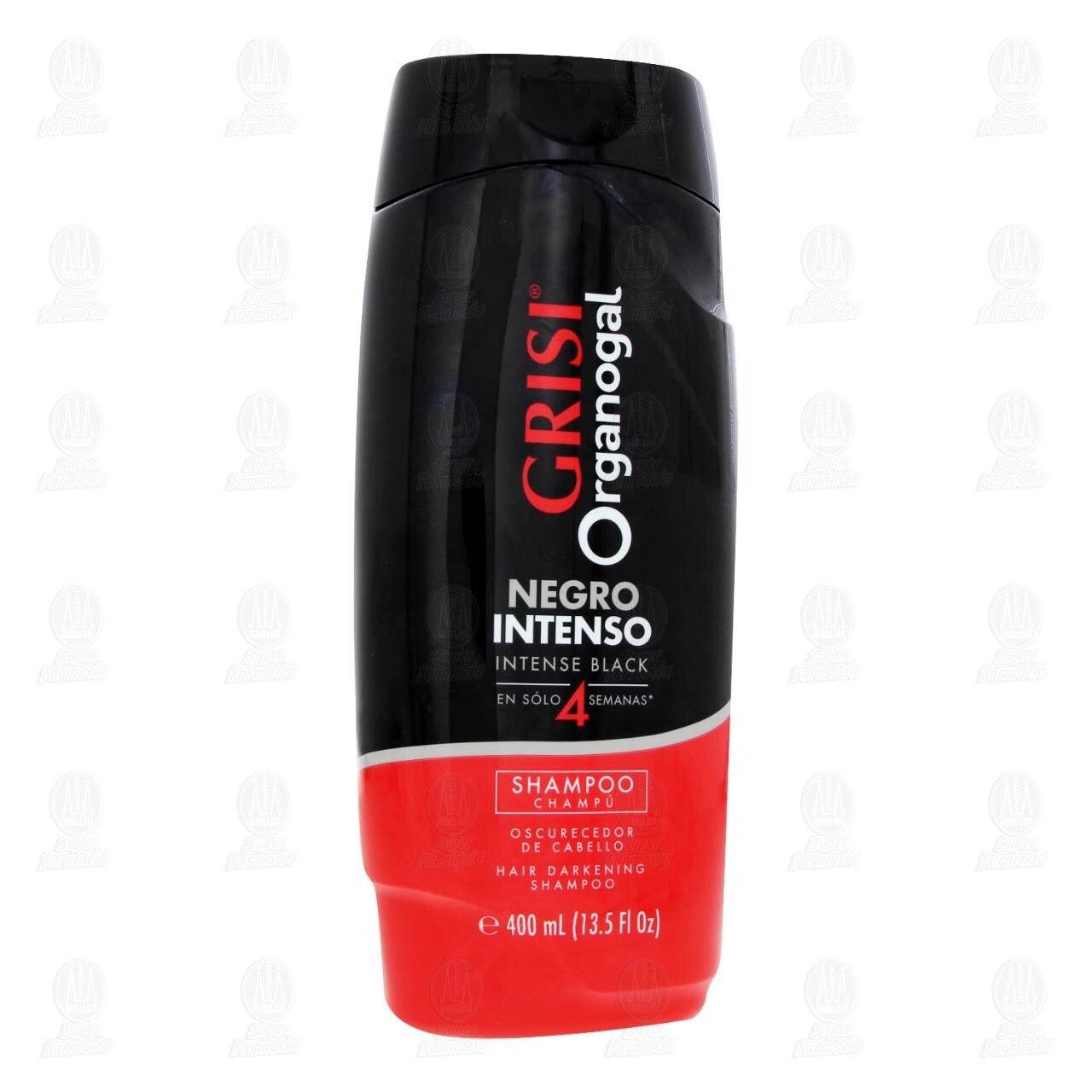 Shampoo Grisi Organogal Negro Intenso, 400 ml. image number 0
