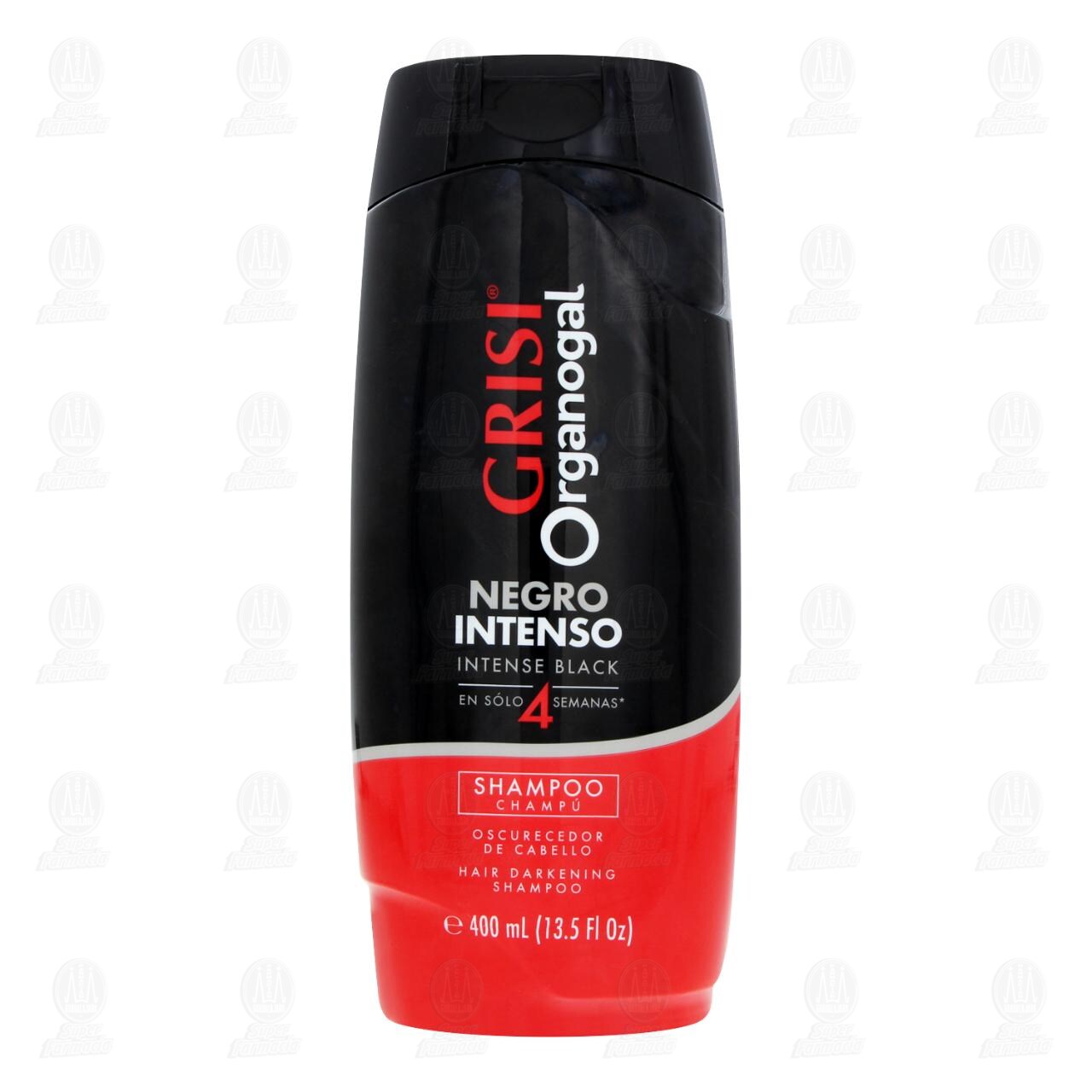 Shampoo Grisi Organogal Negro Intenso, 400 ml. image number 1
