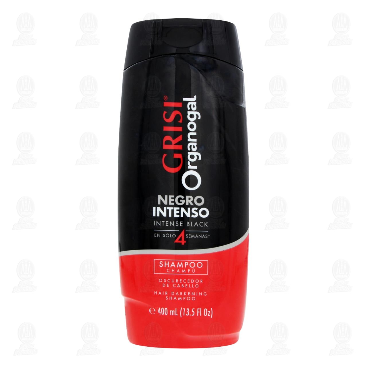 Shampoo Grisi Organogal Negro Intenso, 400 ml. image number 1