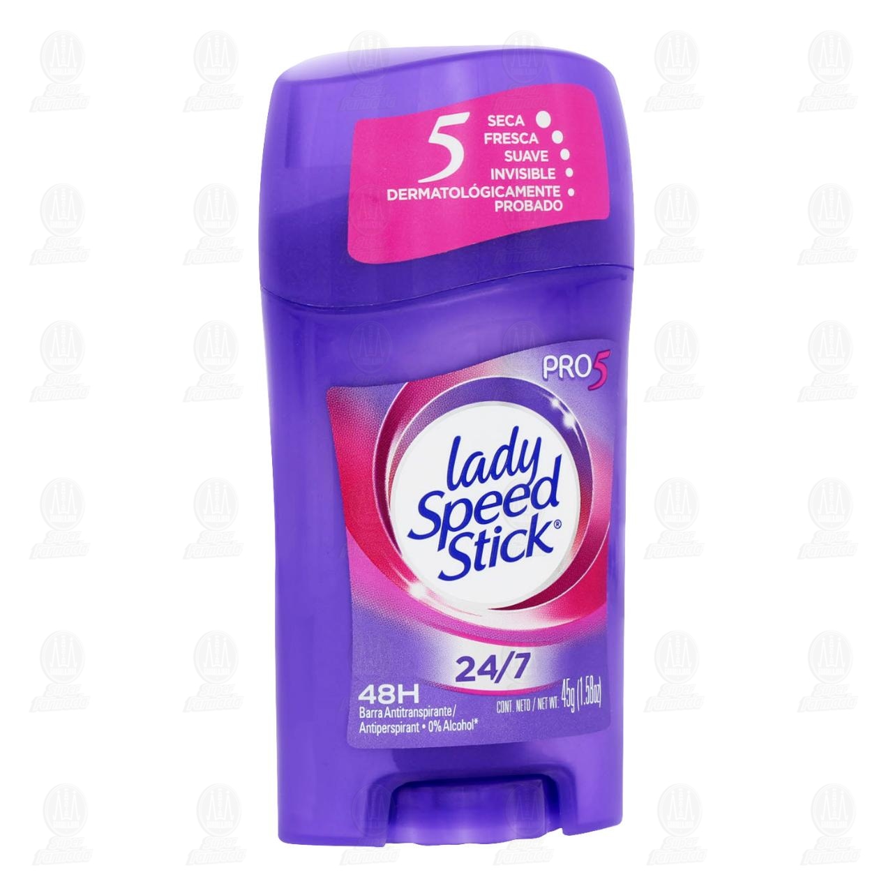 Imagen para Antitranspirante Lady Speed Stick 24/7 Pro 5 en Barra, 45 gr.