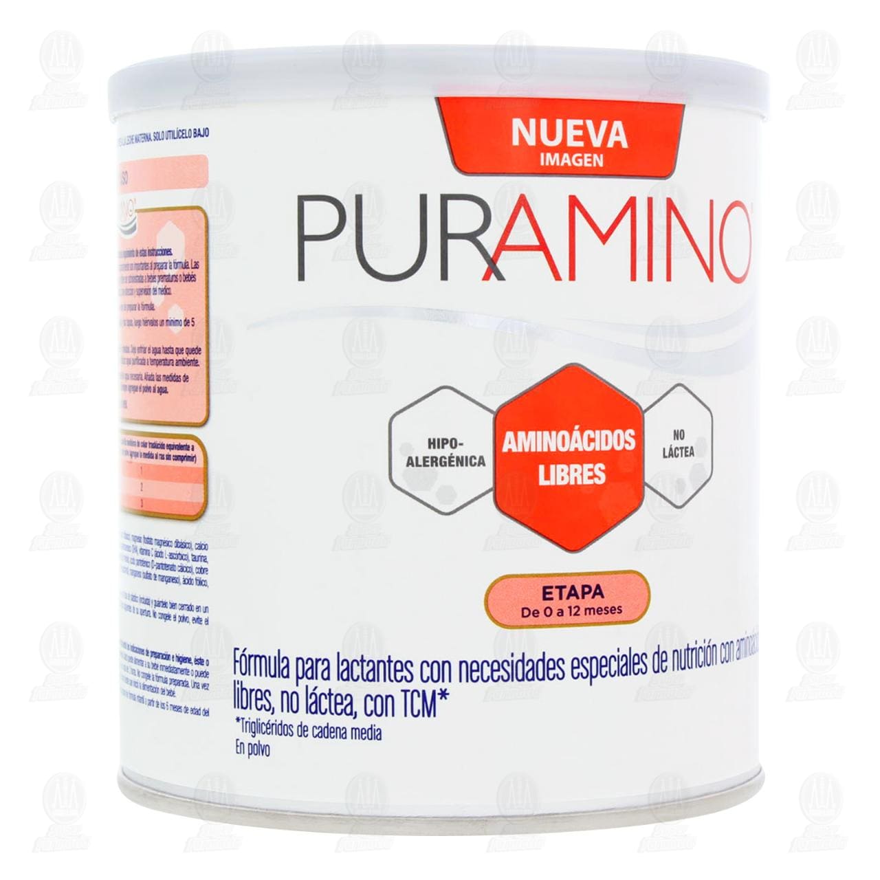 Imagen para Fórmula Infantil Puramino (Edad 0 a 12 Meses), 400 gr.