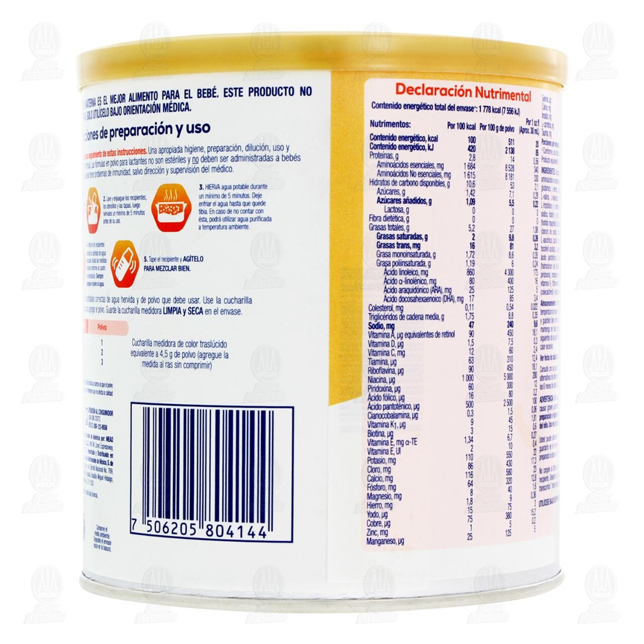 F&oacute;rmula Infantil Puramino (A Partir del Nacimiento), 400 gr. image number 2