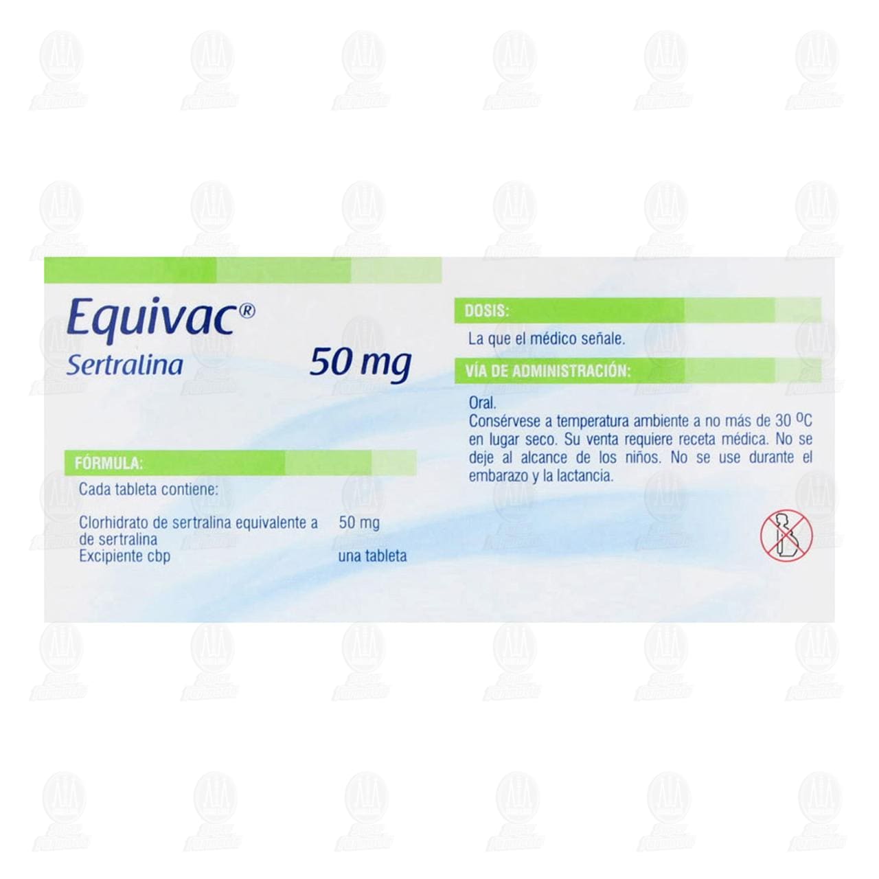 Equivac 50 mg, 14 Tabletas. image number 2